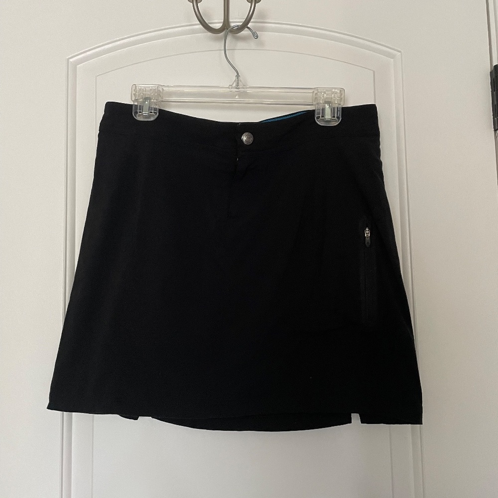 Columbia Omni-Shield Just Right Skort Women's 8 Black Outdoors Casual Hiking